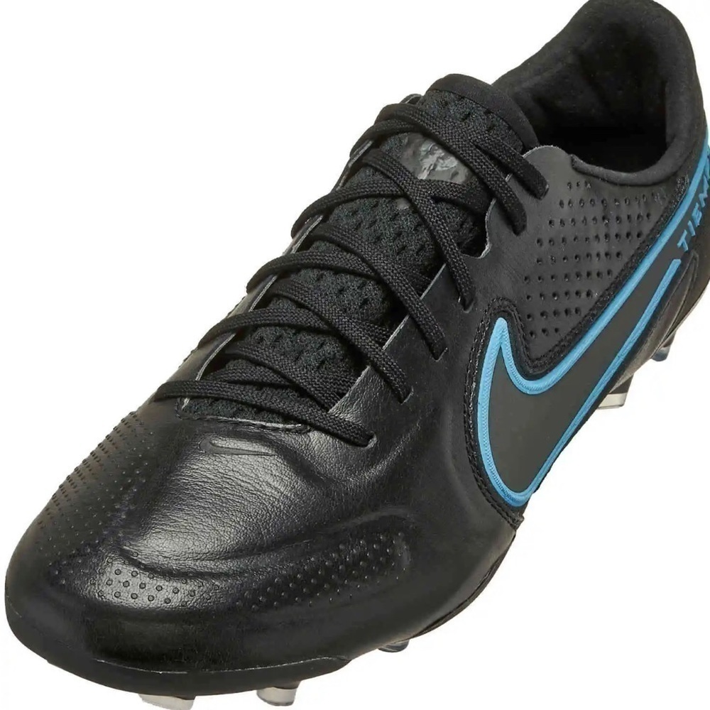 Nike Tiempo Legend 9 Elite FG Black Iron Grey Blue Hero CZ8482-004 sz 7 Men's ne - Picture 8 of 8